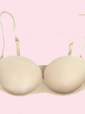 Skims soft Seamless Nude push up T-Shirt Bra - Everyday Comfort 32D